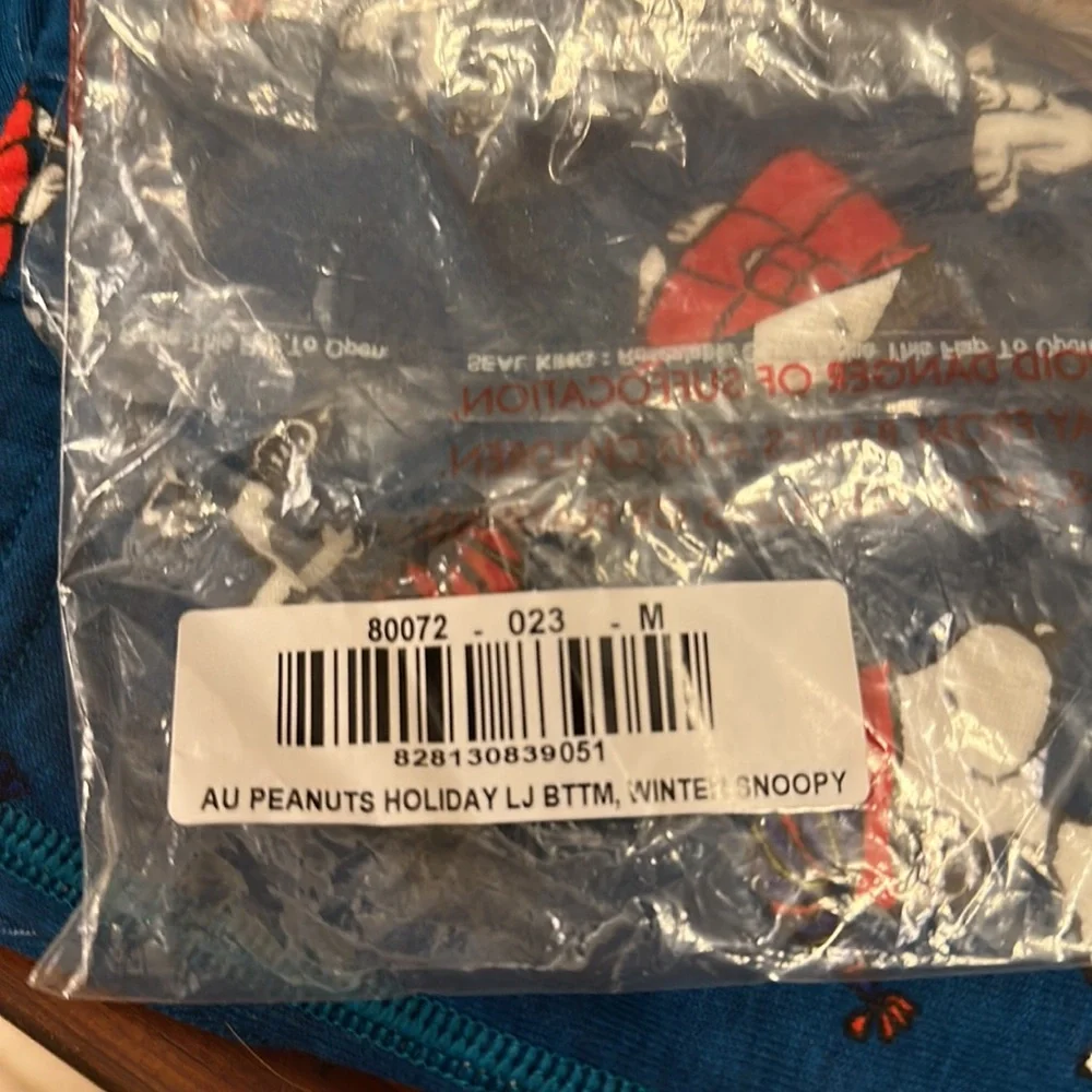 HANNA ANDERSON YOUTH WINTER PEANUTS SNOOPY PAJAMA PANTS